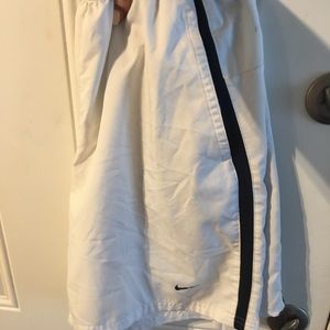 White Nike Dri Fit Shorts